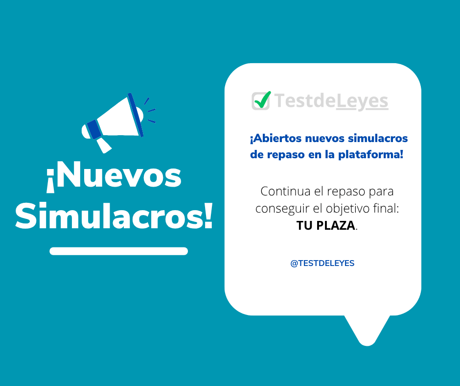 Nuevos simulacros de repaso en la plataforma